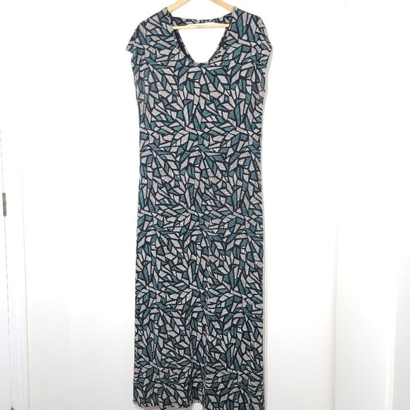 Reitmans Multicolored Striped Pattern Sheath Dress Stretch Cap Sleeve Large - Picture 1 of 9